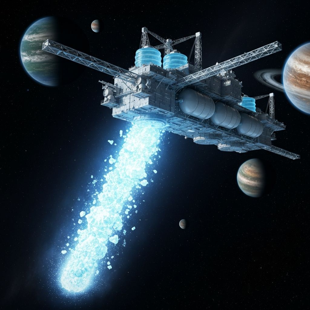 Comet Ice Harvesting