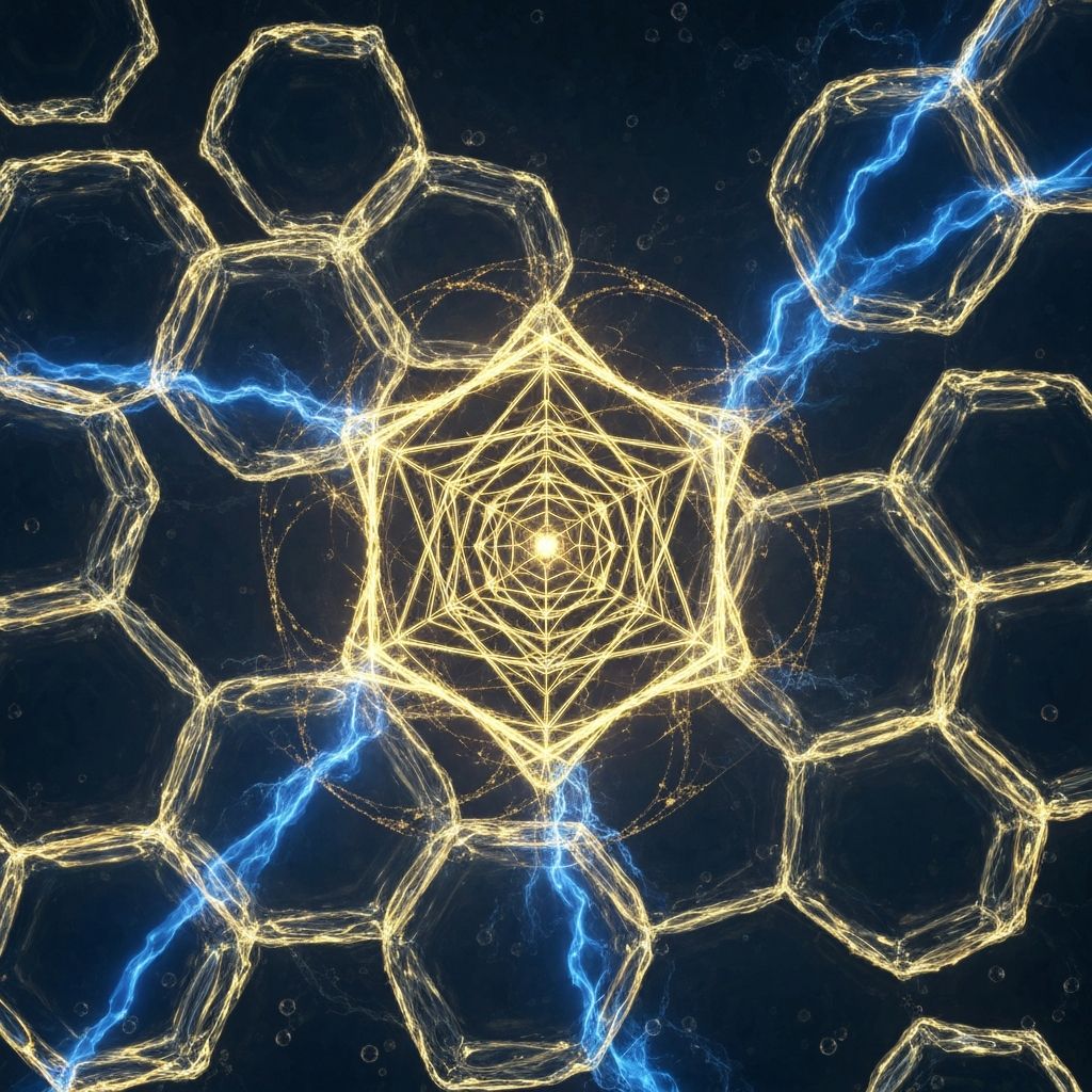 Frequency-Structured Water